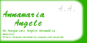 annamaria angele business card